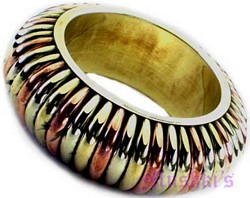 brass bangle - click here for large view