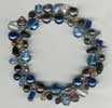 Multy Color Glass Beaded Bracelet - click here for large view