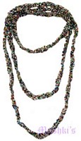Beaded long necklace - click here for large view