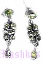 Peridot Stone Earring - click here for large view