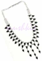 Black Onex Stone Necklace - click here for large view