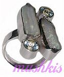 sterling silver finger ring - click here for large view