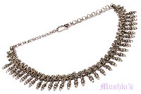 Indian ethnic tribal necklace - click here for large view