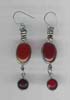 Garnet Beaded Earring - click here for large view