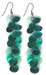 GREEN RB SEQUENCE EARRING - click here for large view