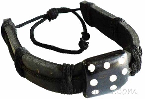 Leather Bracelet - click here for large view