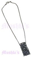 Hematite Net Necklace - click here for large view