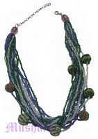 Beaded necklace - click here for large view