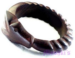 wooden bangle - click here for large view