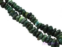 Irregular disc  jade stone - click here for large view